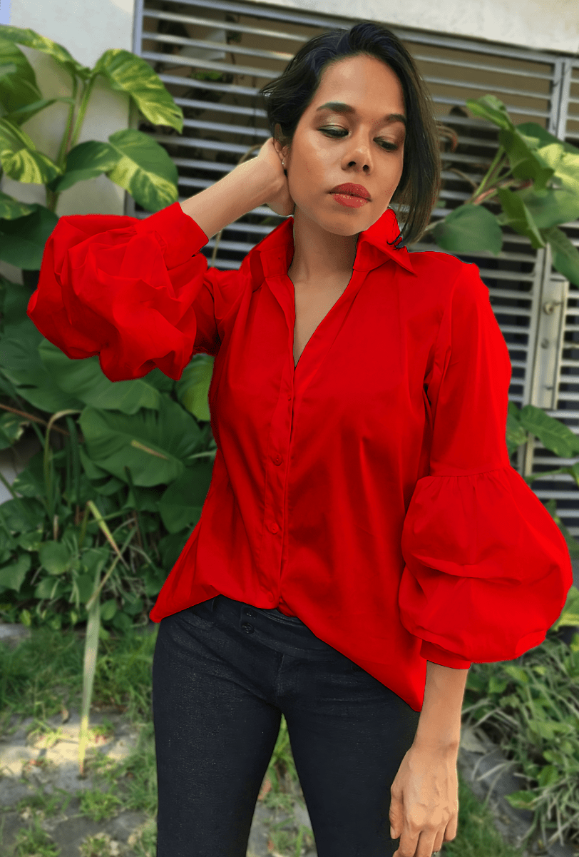 CAMISA CUELLO EN V | "EMILY"