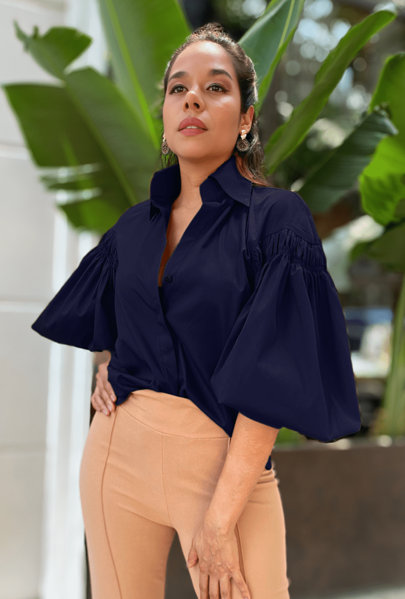 SALMA | CAMISA MANGA GLOBO