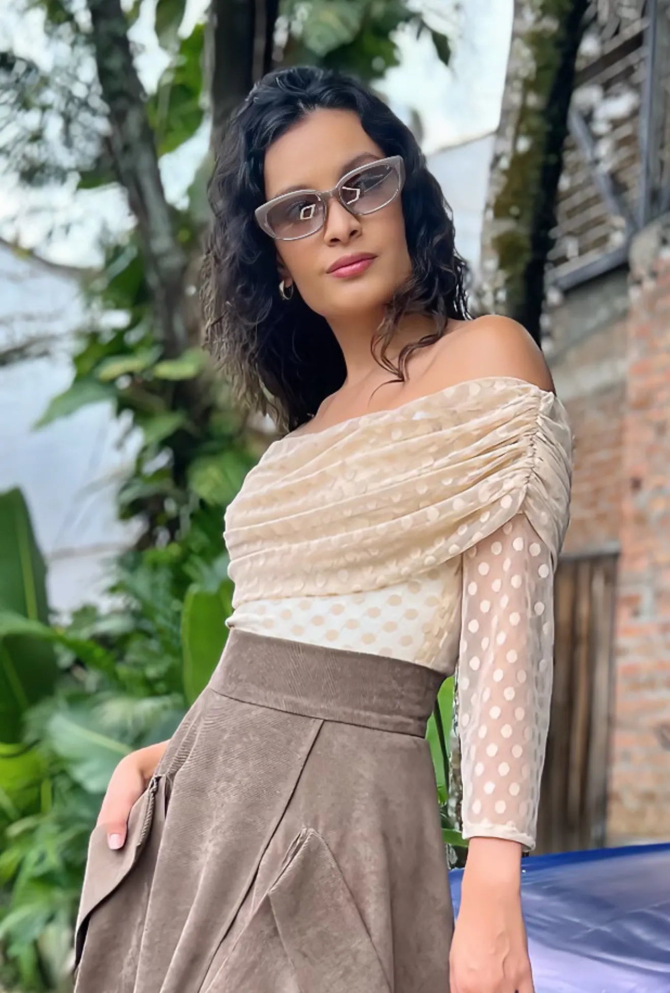 BODY PUNTOS OFF SHOULDER "POSITANO" | NUEVO