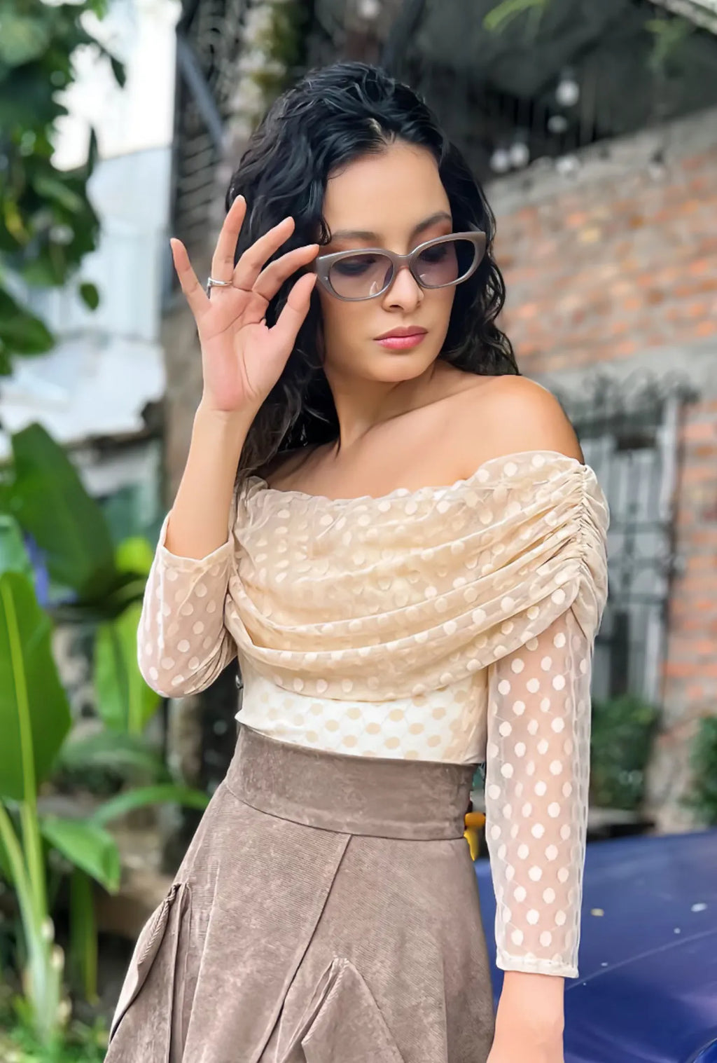 BODY PUNTOS OFF SHOULDER "POSITANO" | NUEVO