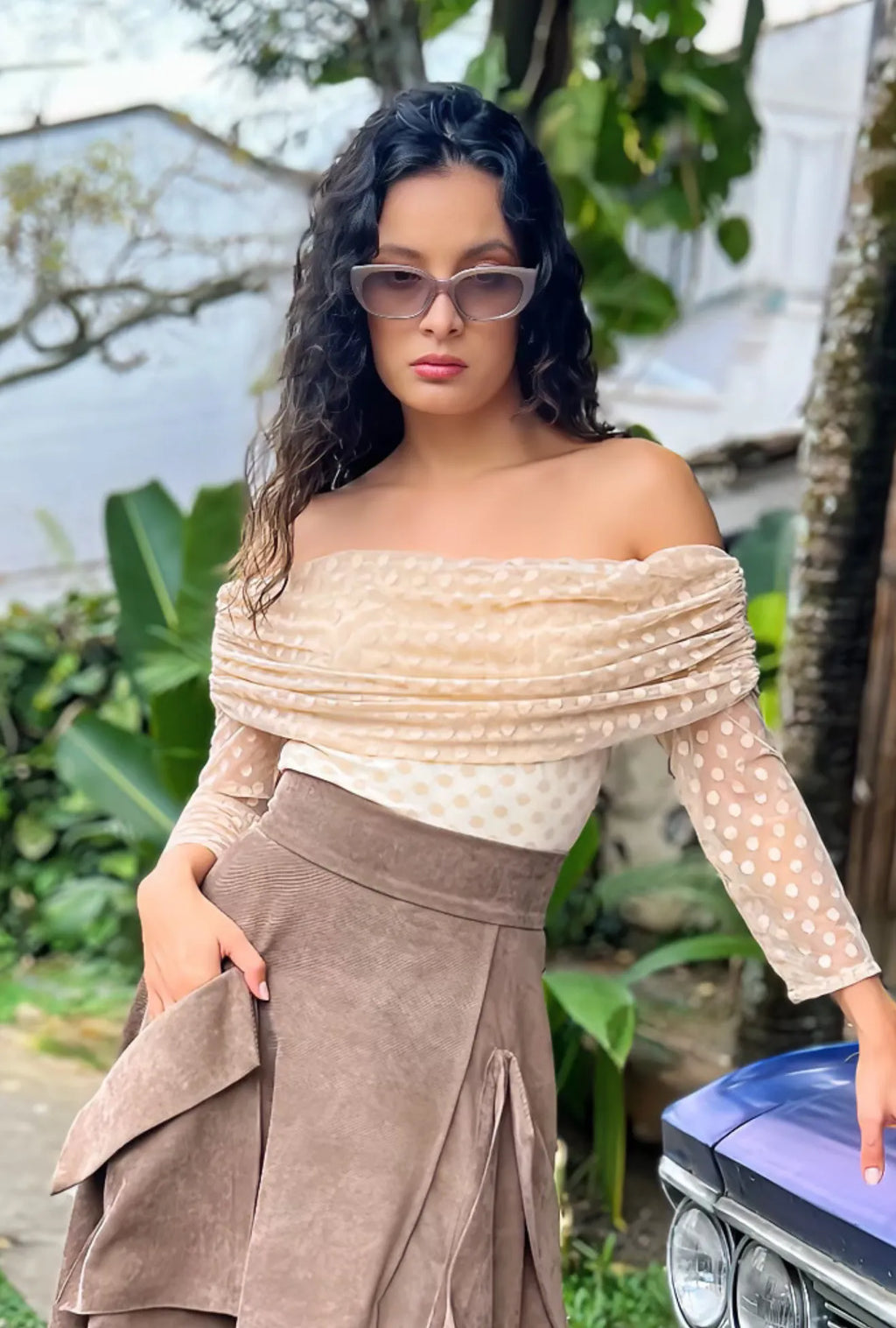 BODY PUNTOS OFF SHOULDER "POSITANO" | NUEVO