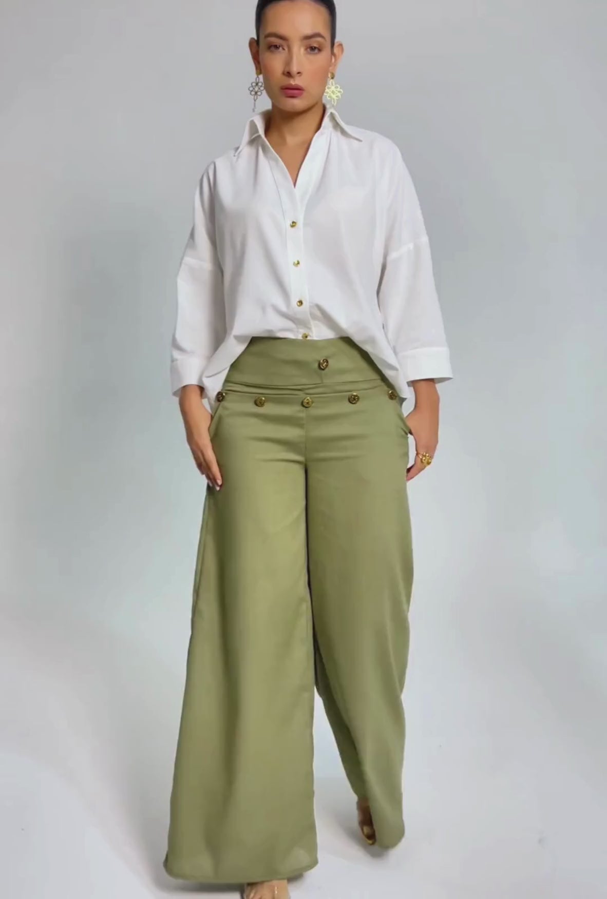 CAMISA OVERSIZE DE LINO "PORTOFINO" | NUEVO