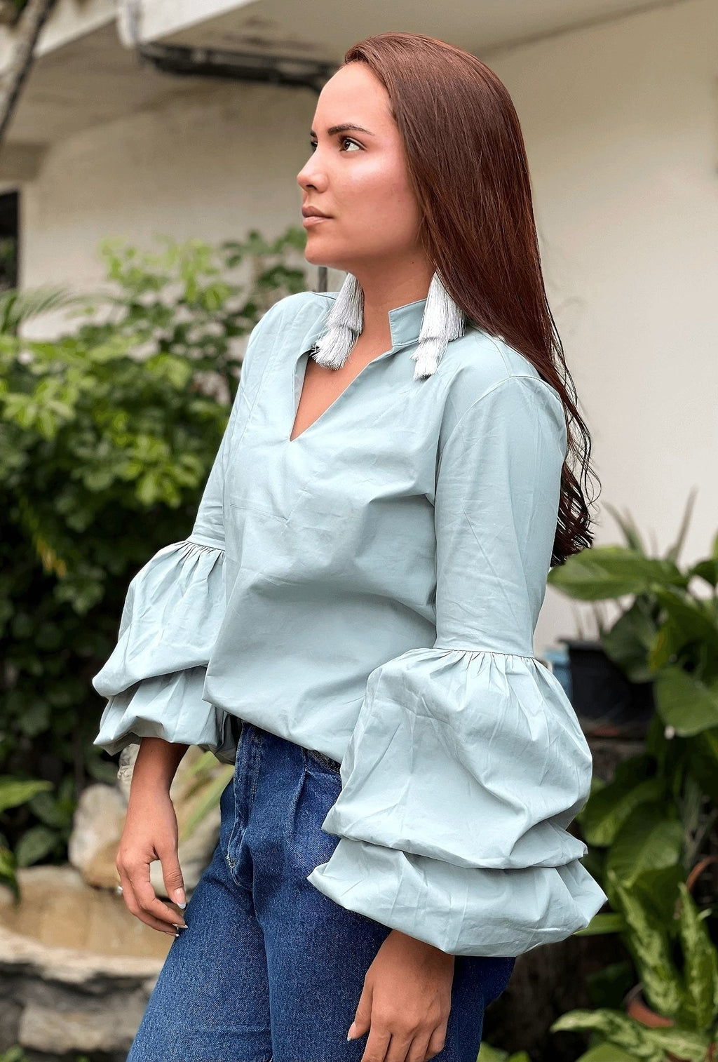 CAMISA MANGA GLOBO | MELODIE