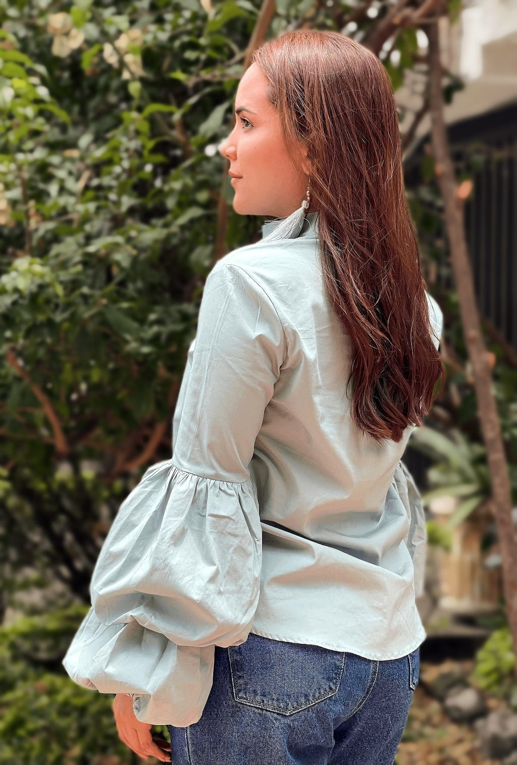 CAMISA MANGA GLOBO | MELODIE