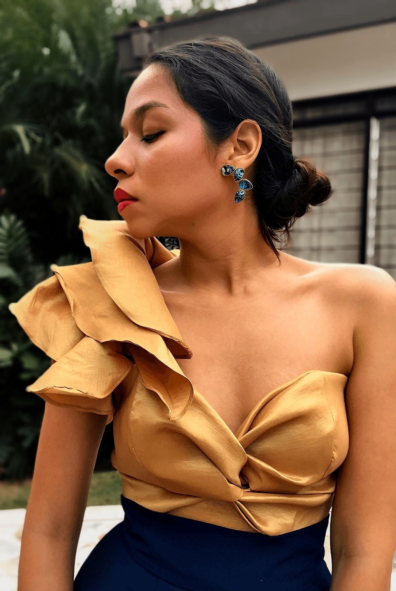 CROPTOP BOLERO TAFETA | "VIOLETA"