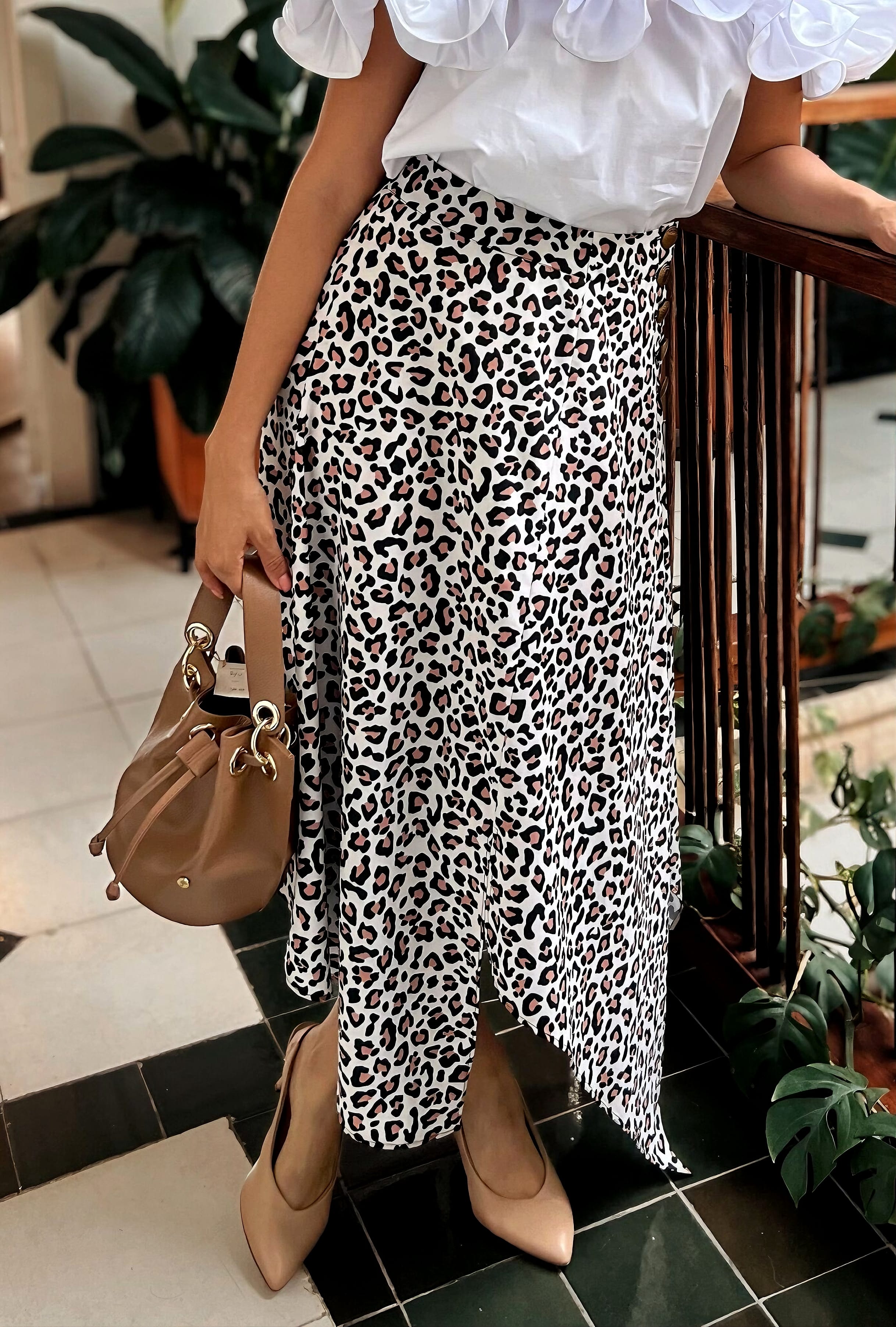 FALDA FILOMENA ANIMAL PRINT