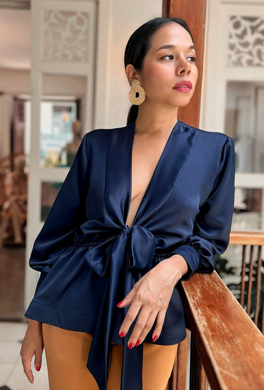 BLUSA ESCOTE EN V | "ALEJANDRÍA"