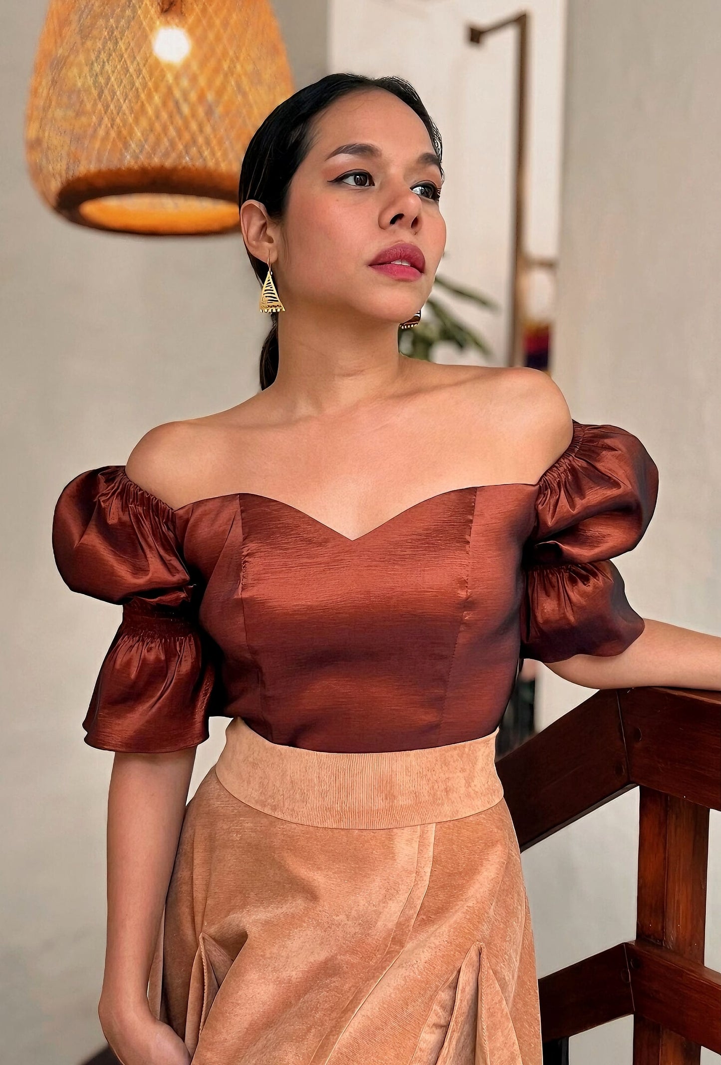 CROPTOP ESCOTE CORAZÓN | "AMARANTHA"
