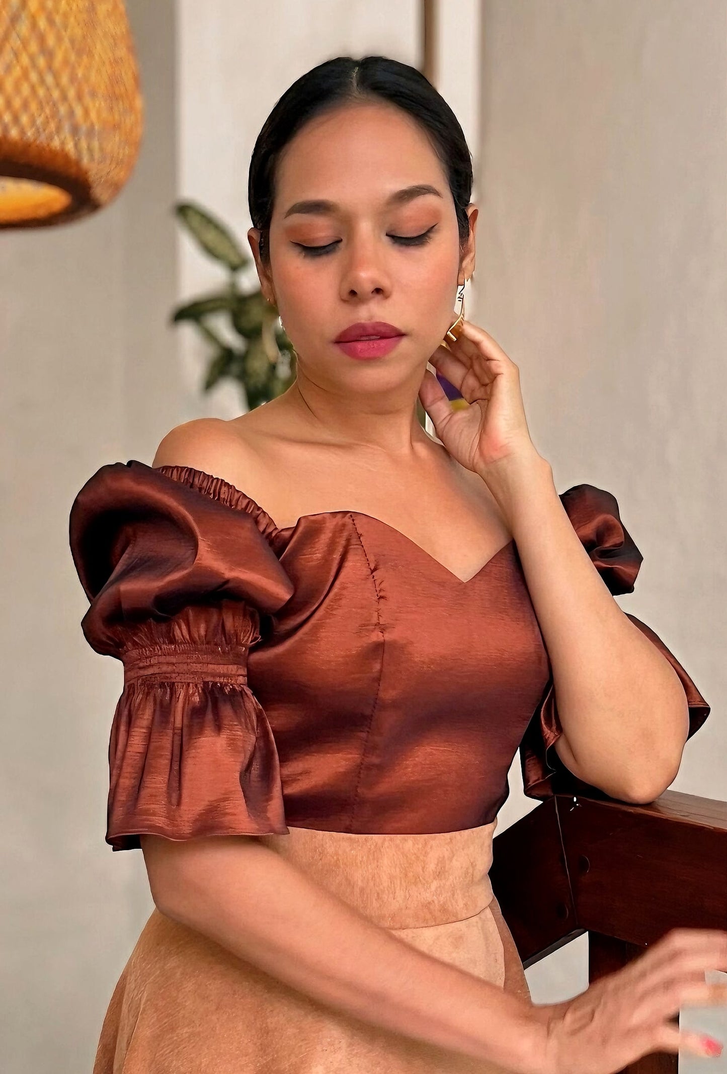 CROPTOP ESCOTE CORAZÓN | "AMARANTHA"