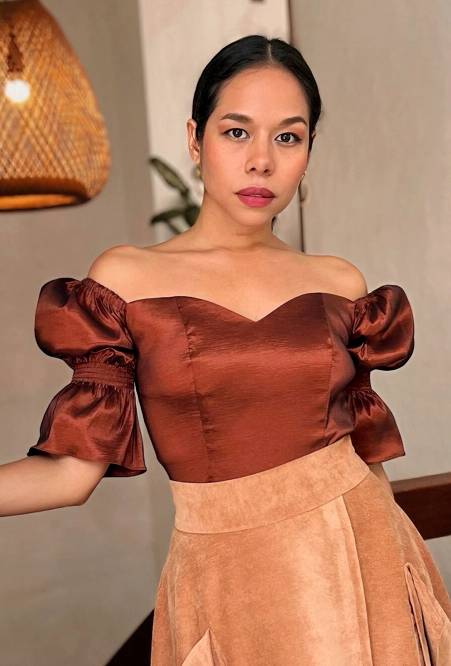CROPTOP ESCOTE CORAZÓN | "AMARANTHA"