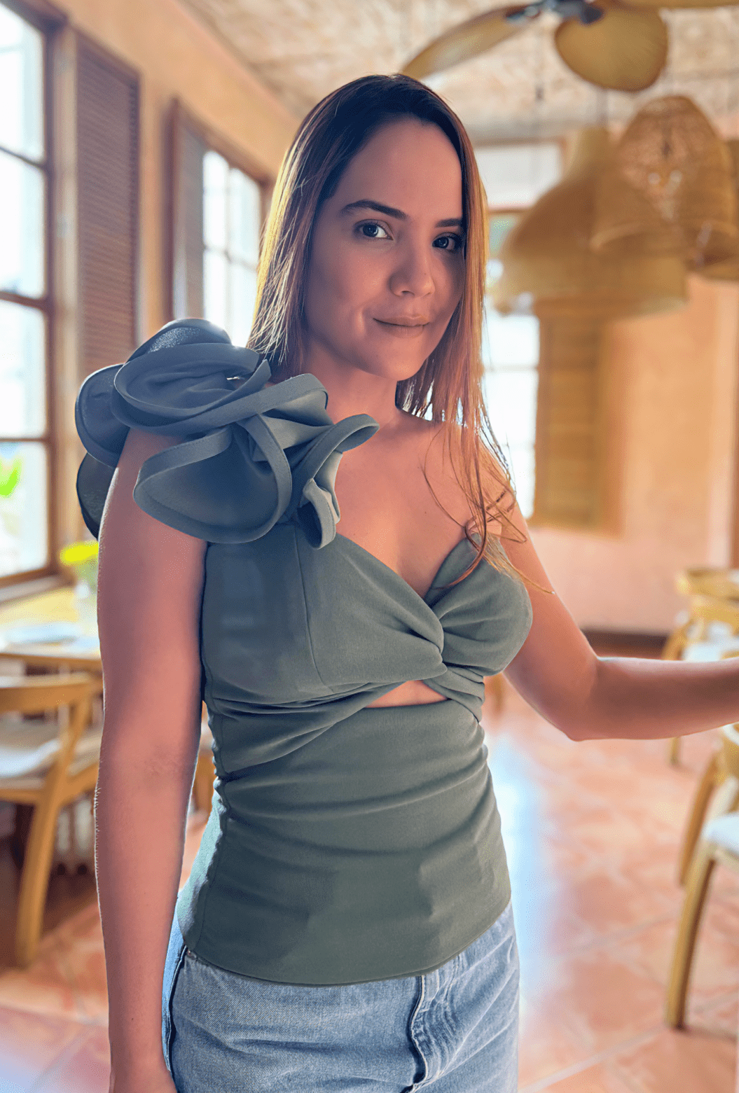 BLUSA VIOLETA DE BOLERO