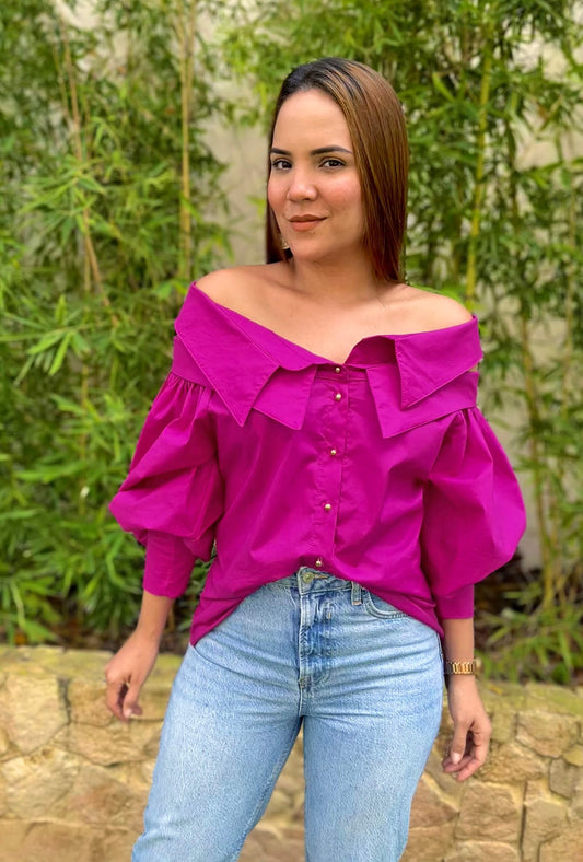 CAMISA DOBLE CUELLO | OPHELIA