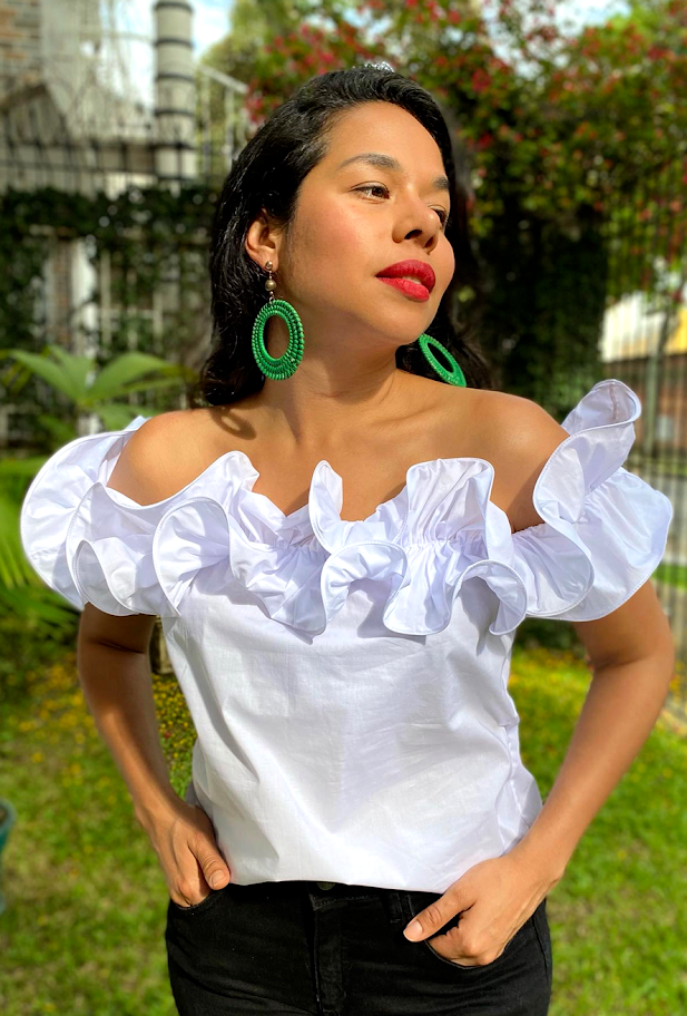 Blusa Norah XS Blanco