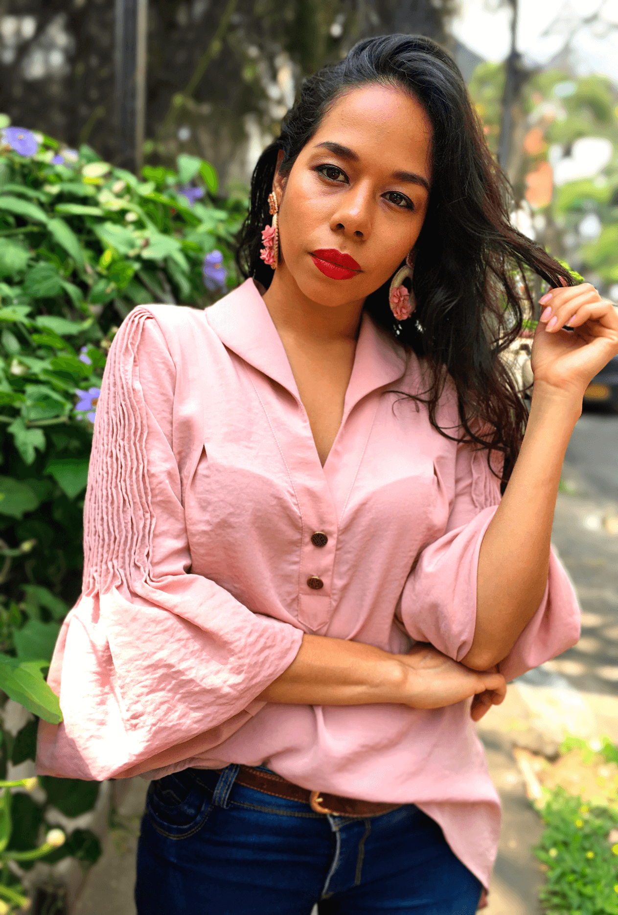CAMISA MANGAS ALFORZADAS | LYRA